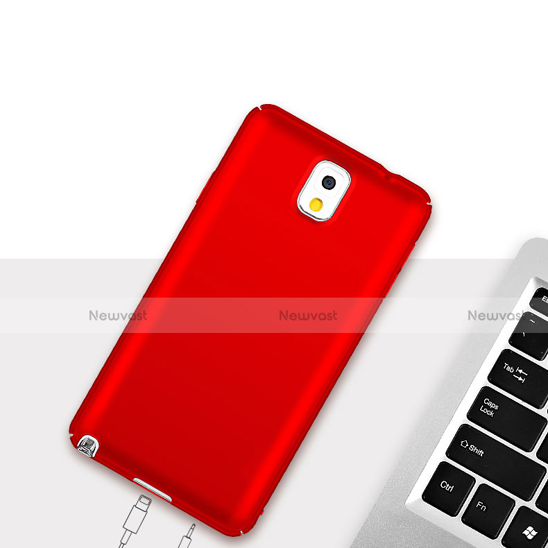 Hard Rigid Plastic Quicksand Cover for Samsung Galaxy Note 3 N9000 Red