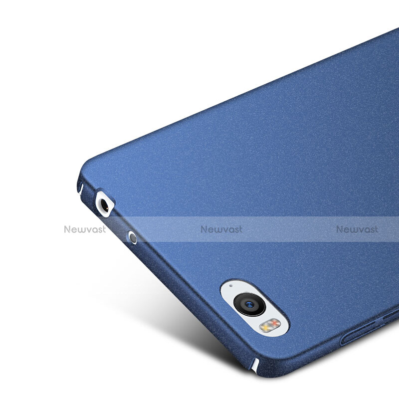 Hard Rigid Plastic Quicksand Cover for Xiaomi Mi 4C Blue