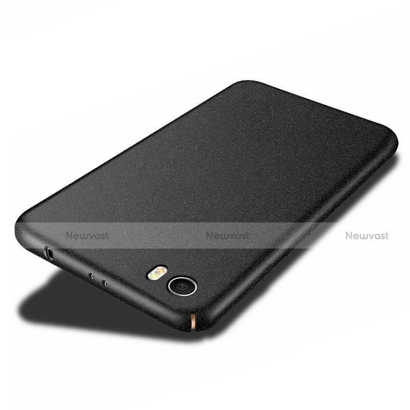 Hard Rigid Plastic Quicksand Cover for Xiaomi Mi 5 Black