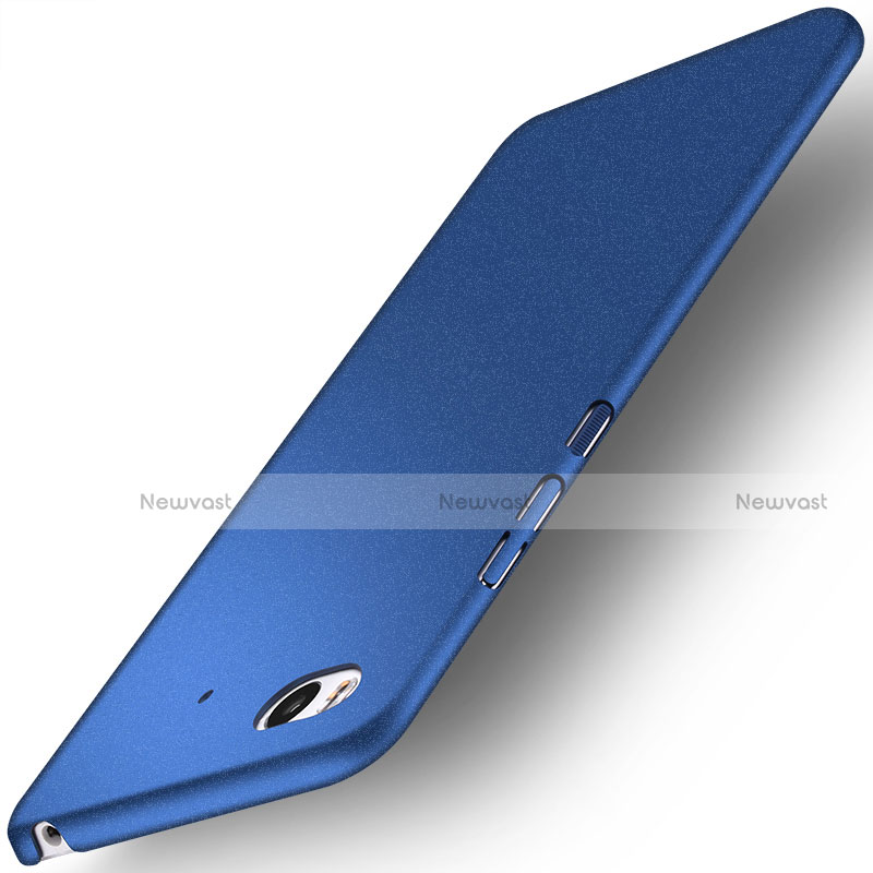 Hard Rigid Plastic Quicksand Cover for Xiaomi Mi 5S 4G Blue