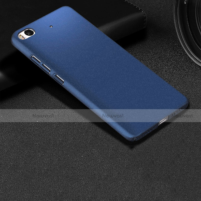 Hard Rigid Plastic Quicksand Cover for Xiaomi Mi 5S 4G Blue