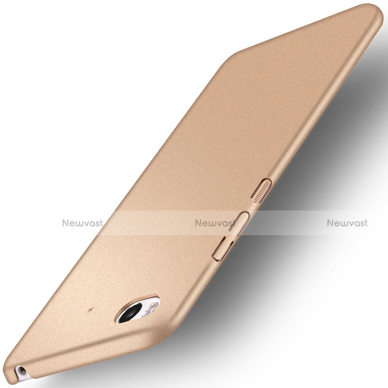 Hard Rigid Plastic Quicksand Cover for Xiaomi Mi 5S 4G Gold