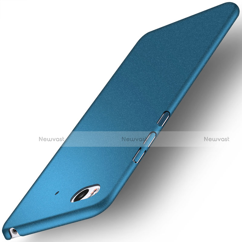 Hard Rigid Plastic Quicksand Cover for Xiaomi Mi 5S 4G Sky Blue