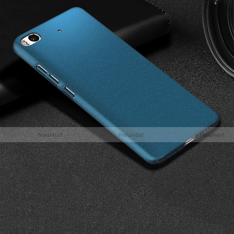 Hard Rigid Plastic Quicksand Cover for Xiaomi Mi 5S 4G Sky Blue