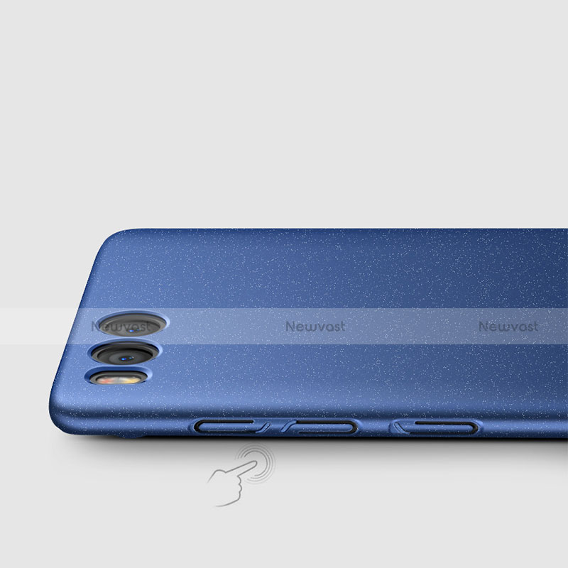 Hard Rigid Plastic Quicksand Cover for Xiaomi Mi 6 Blue