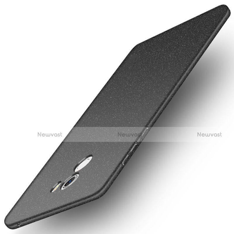 Hard Rigid Plastic Quicksand Cover for Xiaomi Mi Mix 2 Black