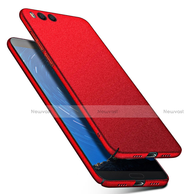 Hard Rigid Plastic Quicksand Cover for Xiaomi Mi Note 3 Red