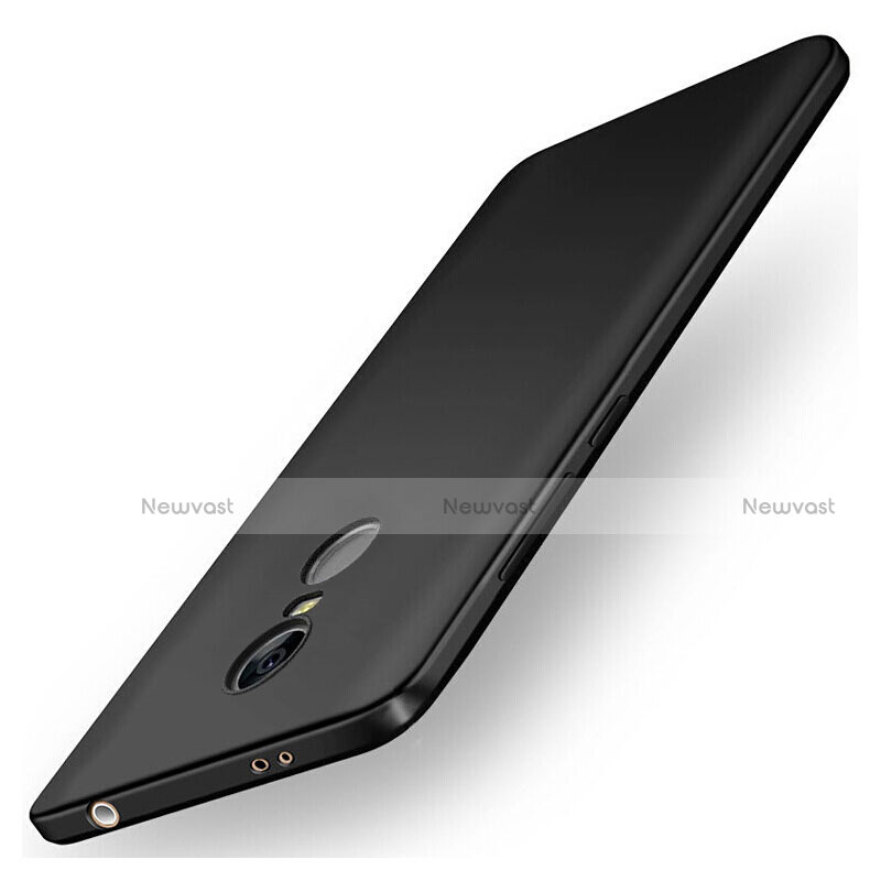 Hard Rigid Plastic Quicksand Cover for Xiaomi Redmi Note 4X Black