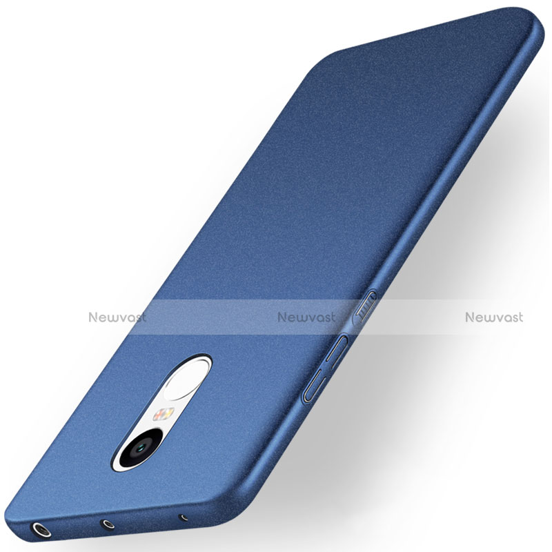 Hard Rigid Plastic Quicksand Cover for Xiaomi Redmi Note 4X High Edition Blue