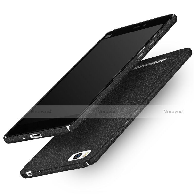 Hard Rigid Plastic Quicksand Cover Q01 for Xiaomi Mi 4C Black