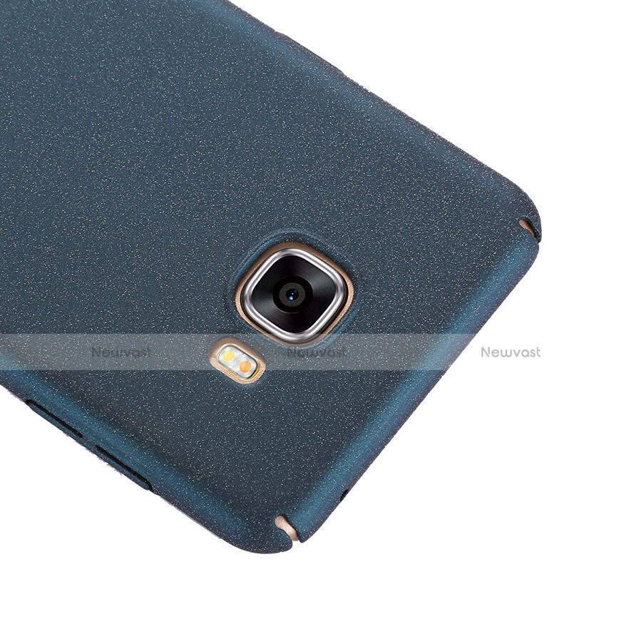 Hard Rigid Plastic Quicksand Cover R01 for Samsung Galaxy C5 SM-C5000 Blue