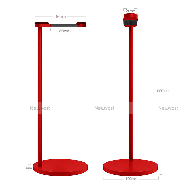 Headphone Display Stand Holder Rack Earphone Headset Hanger Universal H01 Red