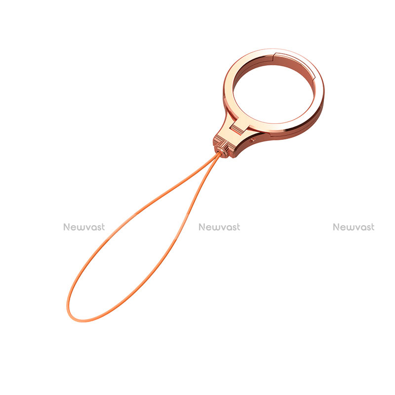 Lanyard Cell Phone Finger Ring Strap Universal R05 Rose Gold