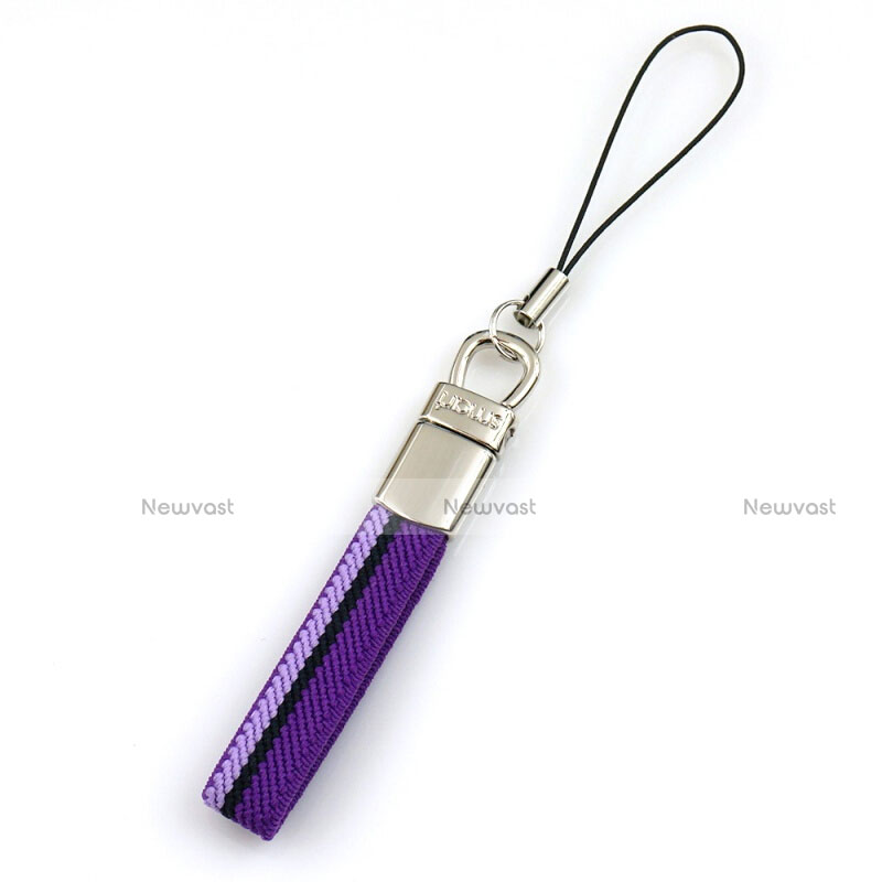 Lanyard Cell Phone Strap Universal K12 Purple