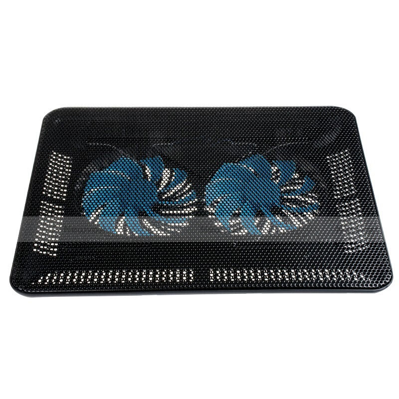 Laptop Stand Notebook Holder Cooling Pad USB Fans 9 inch to 14 inch Universal S01 for Apple MacBook Air 11 inch Black