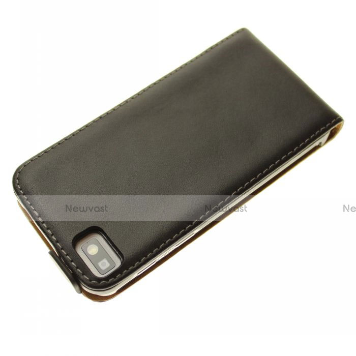 Leather Case Flip Cover Vertical for Blackberry Z10