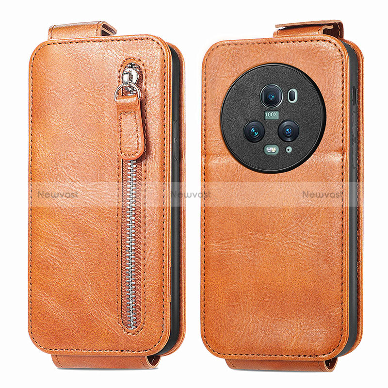 Leather Case Flip Cover Vertical for Huawei Honor Magic5 Pro 5G