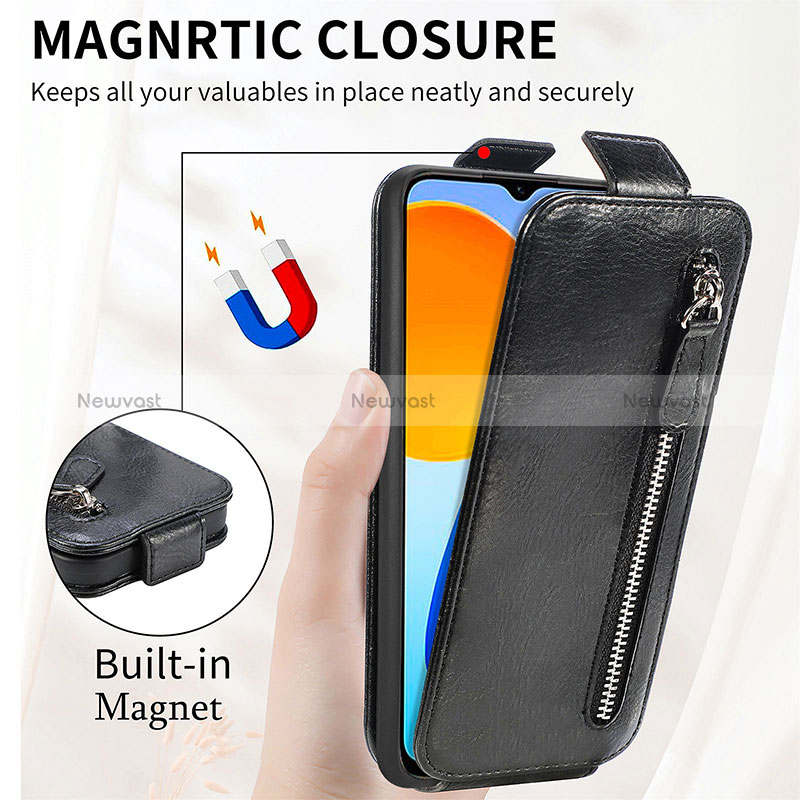 Leather Case Flip Cover Vertical for Huawei Honor X6 5G