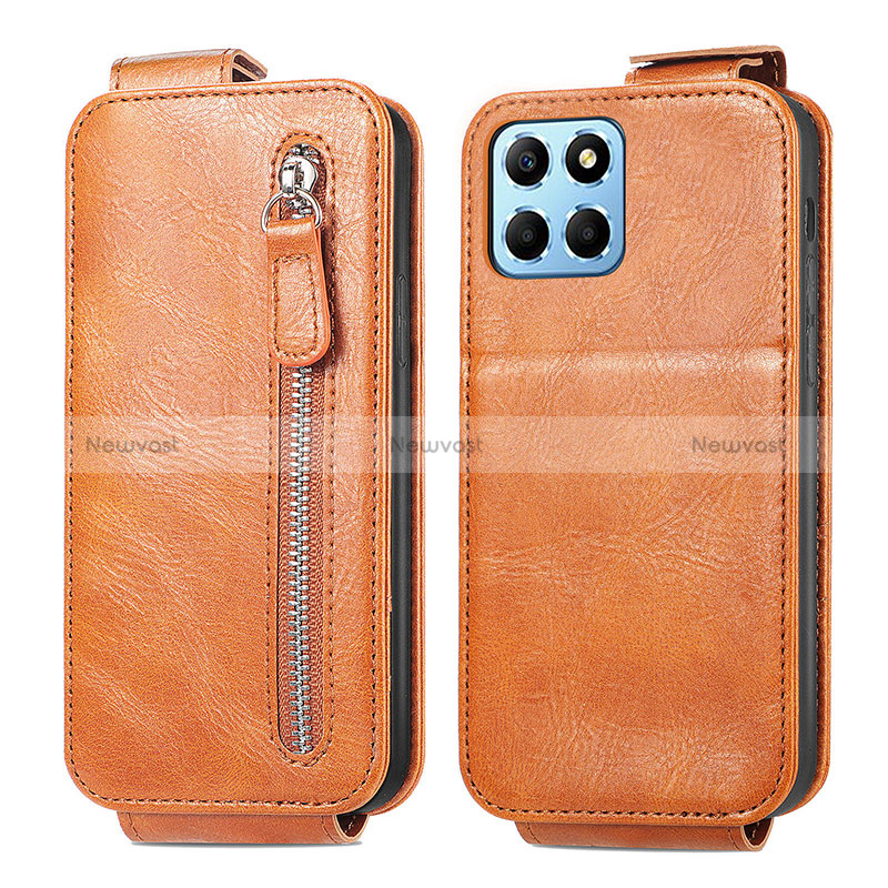 Leather Case Flip Cover Vertical for Huawei Honor X8a 5G