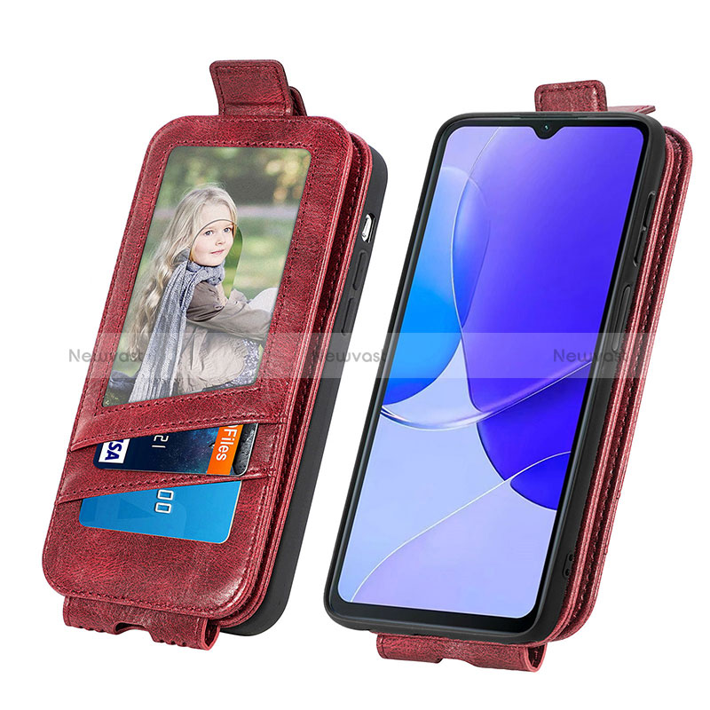 Leather Case Flip Cover Vertical for Huawei Nova Y91