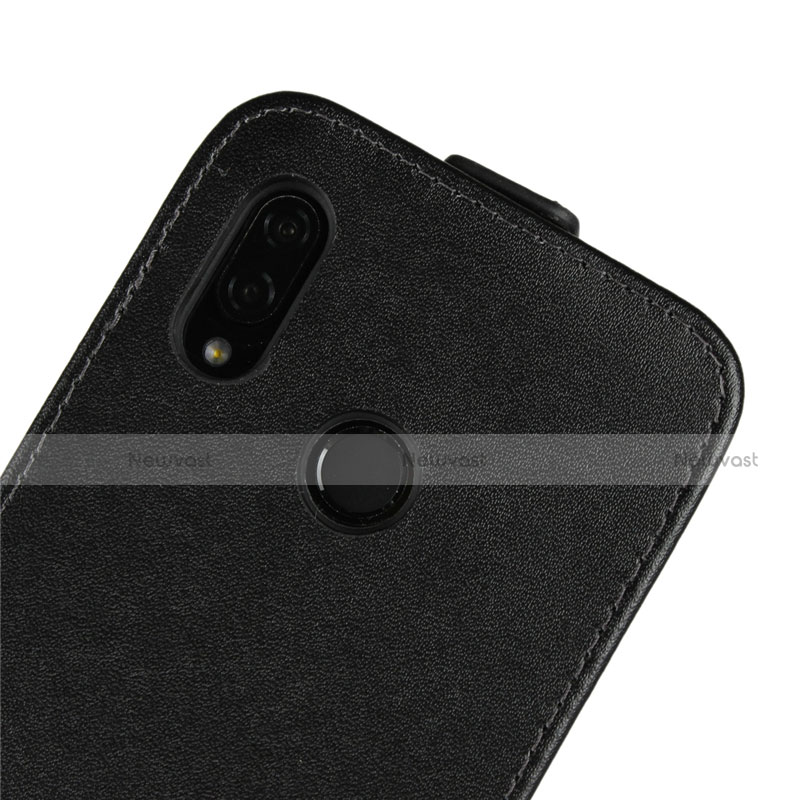 Leather Case Flip Cover Vertical for Huawei P20 Lite Black