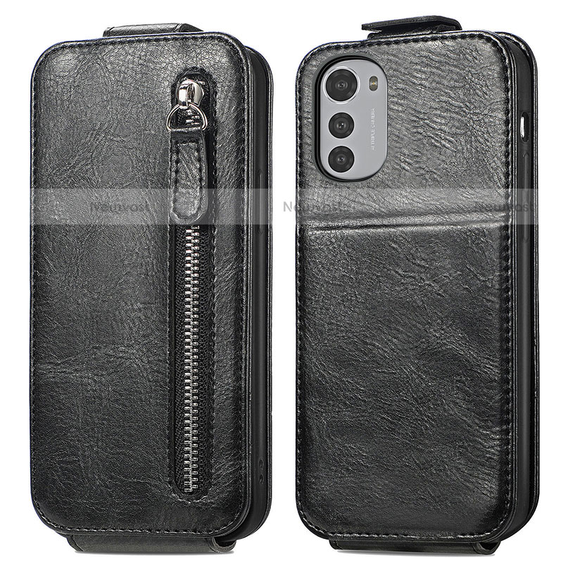 Leather Case Flip Cover Vertical for Motorola Moto E32s