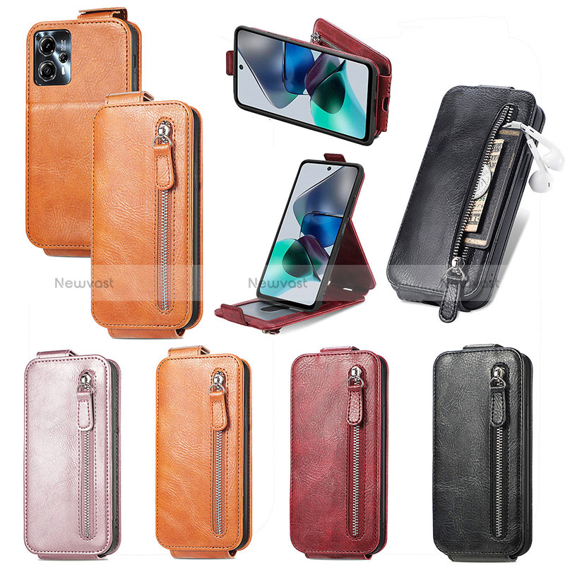 Leather Case Flip Cover Vertical for Motorola Moto G13