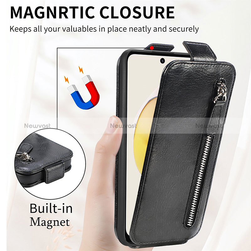 Leather Case Flip Cover Vertical for Motorola Moto G73 5G