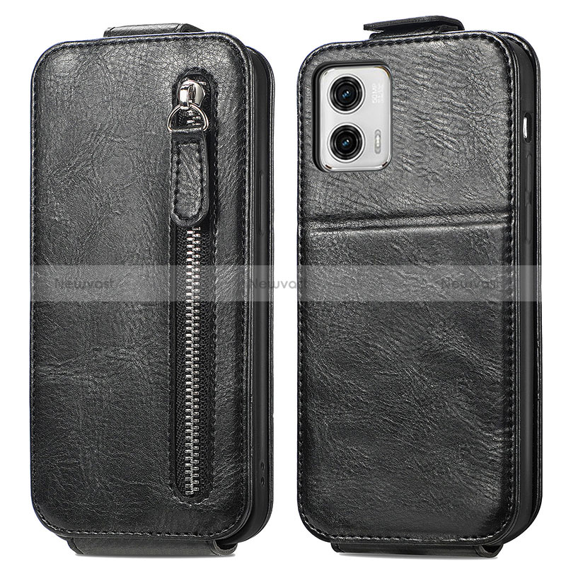 Leather Case Flip Cover Vertical for Motorola Moto G73 5G