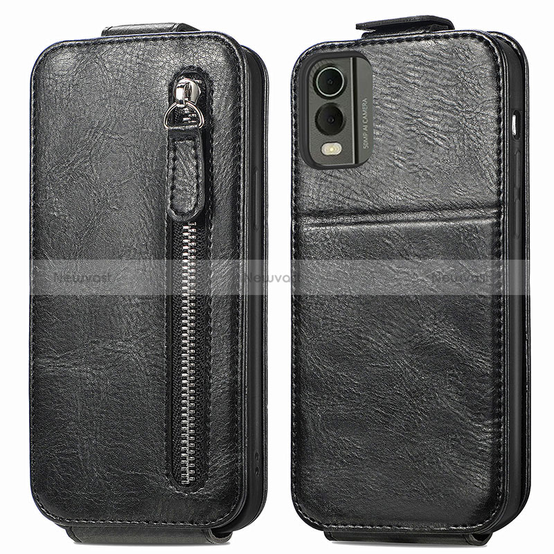 Leather Case Flip Cover Vertical for Nokia C210