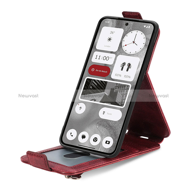 Leather Case Flip Cover Vertical for Nothing Phone 2