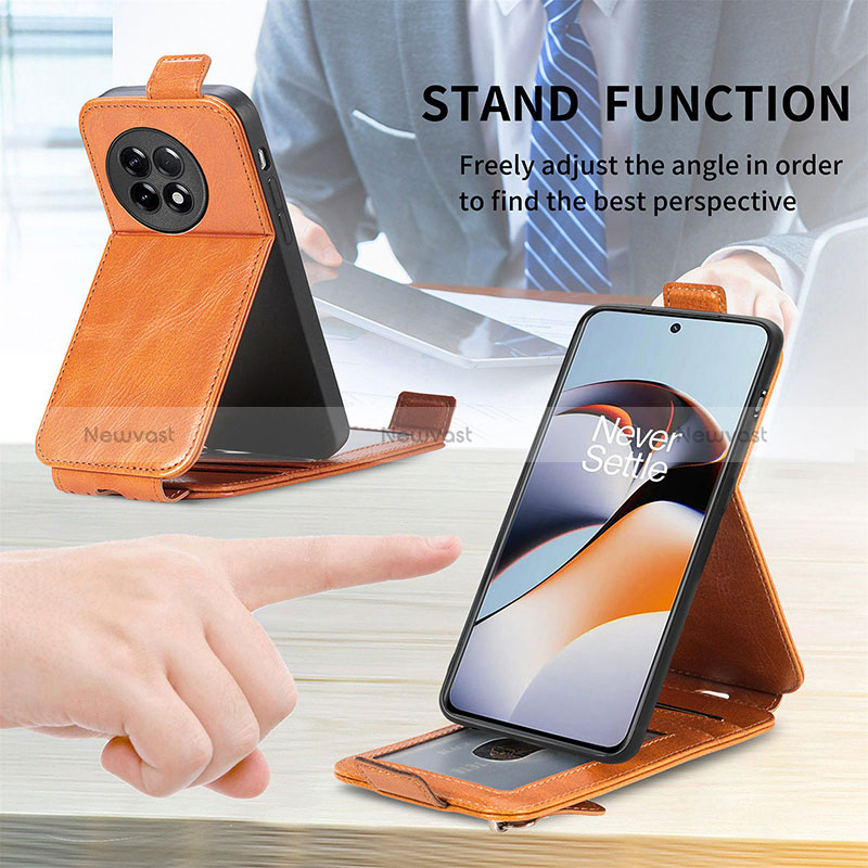 Leather Case Flip Cover Vertical for OnePlus Ace 2 5G