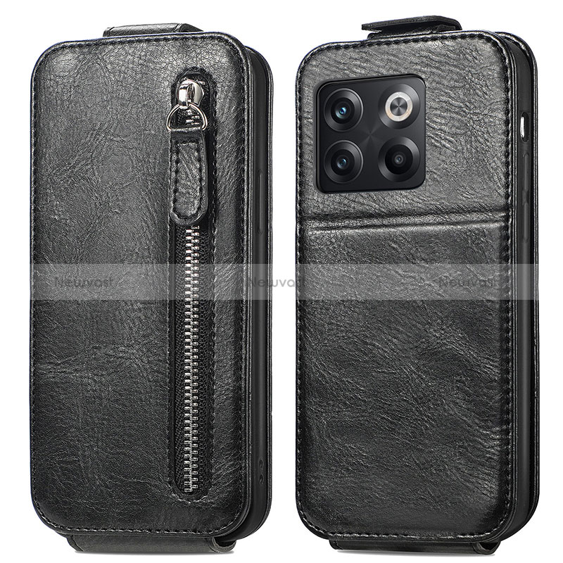 Leather Case Flip Cover Vertical for OnePlus Ace Pro 5G Black