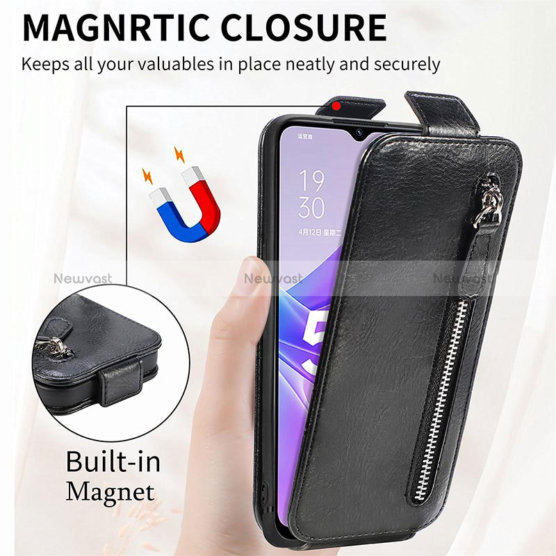 Leather Case Flip Cover Vertical for Oppo A57 5G