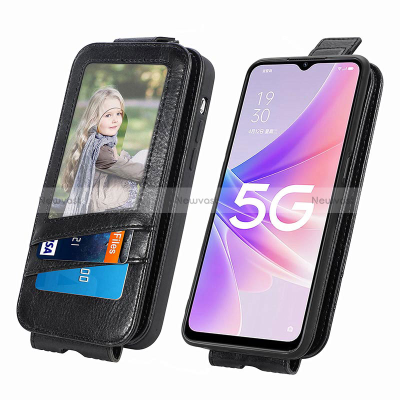 Leather Case Flip Cover Vertical for Oppo A77 5G