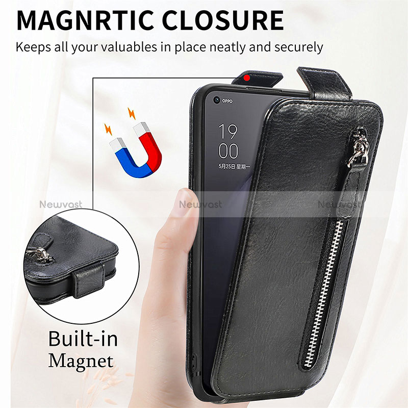 Leather Case Flip Cover Vertical for Oppo Reno9 Pro 5G