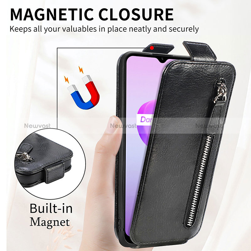 Leather Case Flip Cover Vertical for Realme C31