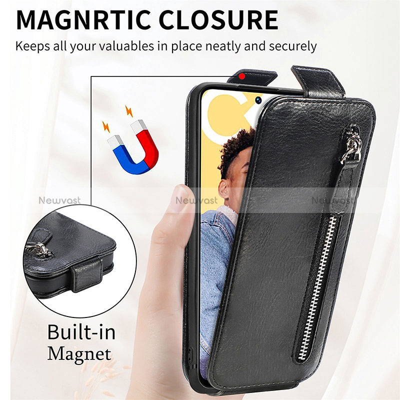 Leather Case Flip Cover Vertical for Realme C55