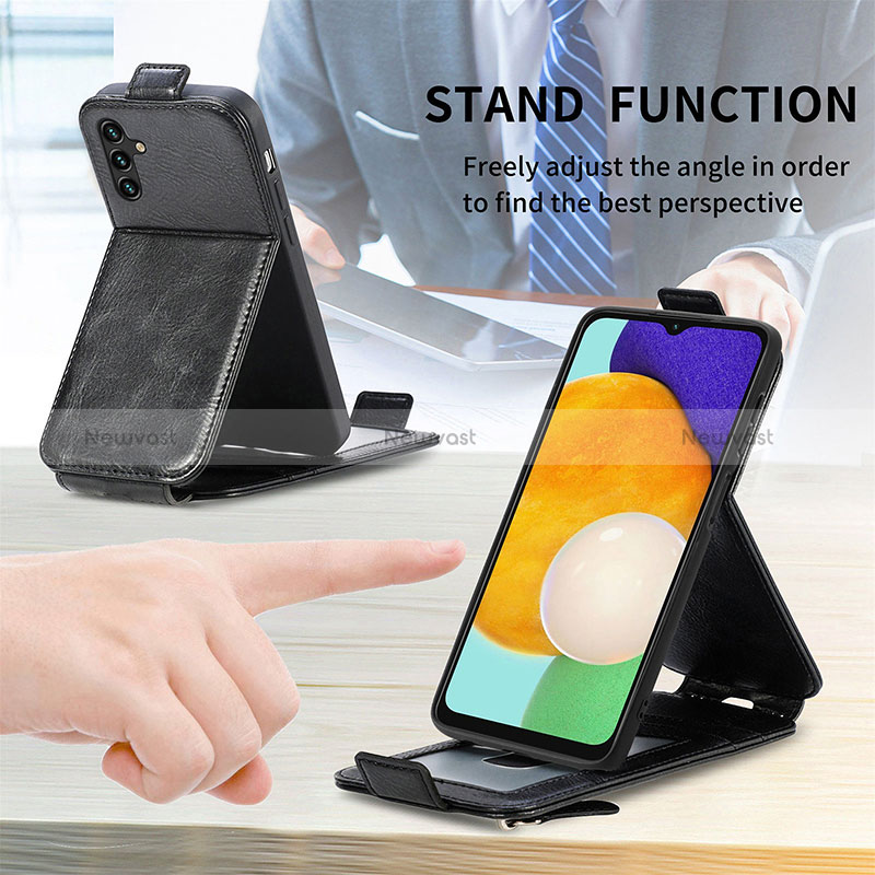 Leather Case Flip Cover Vertical for Samsung Galaxy A04s