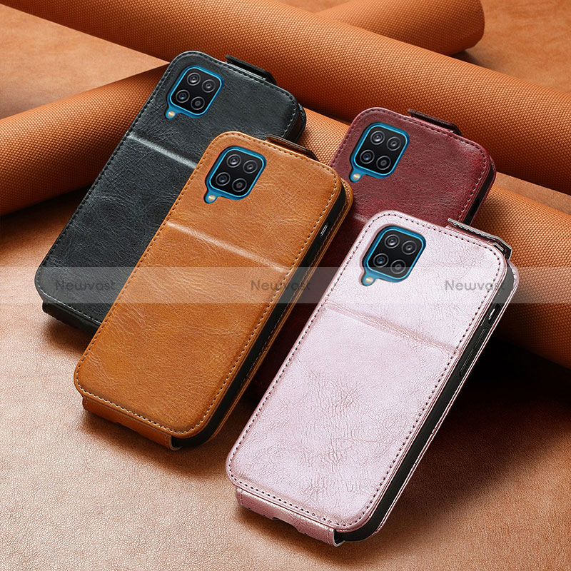 Leather Case Flip Cover Vertical for Samsung Galaxy A12 5G
