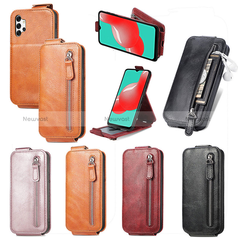 Leather Case Flip Cover Vertical for Samsung Galaxy A32 4G