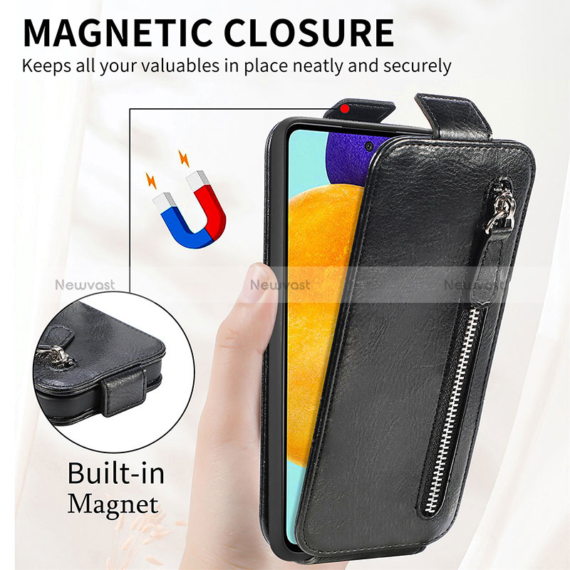 Leather Case Flip Cover Vertical for Samsung Galaxy A52 4G