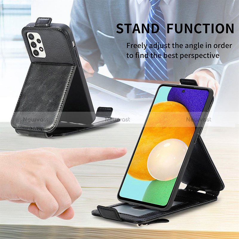 Leather Case Flip Cover Vertical for Samsung Galaxy A52 4G