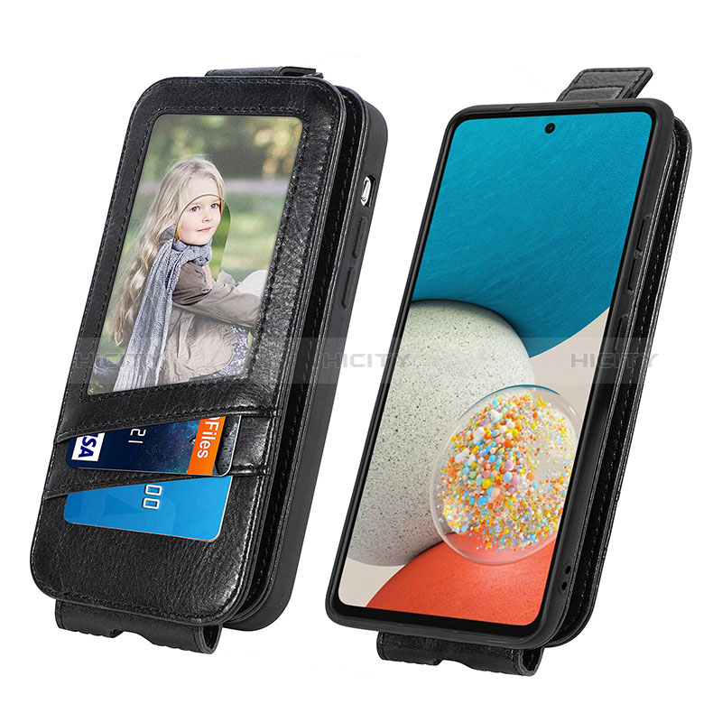 Leather Case Flip Cover Vertical for Samsung Galaxy A73 5G