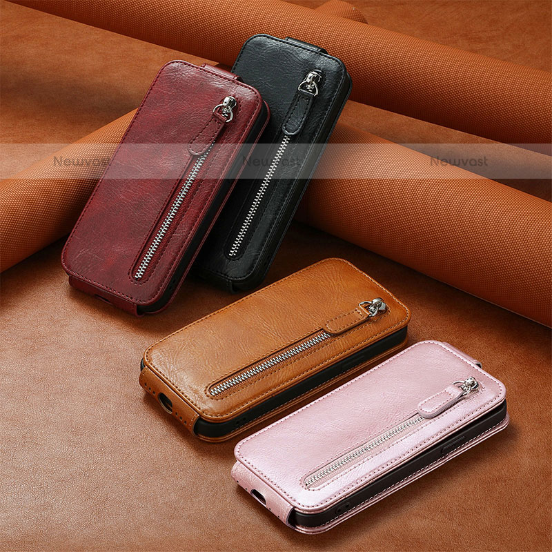 Leather Case Flip Cover Vertical for Samsung Galaxy F12