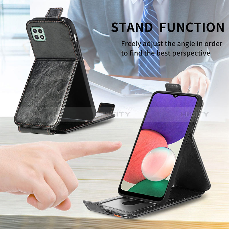 Leather Case Flip Cover Vertical for Samsung Galaxy F42 5G