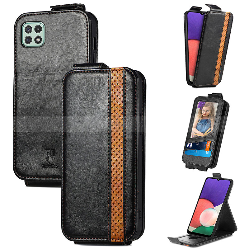 Leather Case Flip Cover Vertical for Samsung Galaxy F42 5G