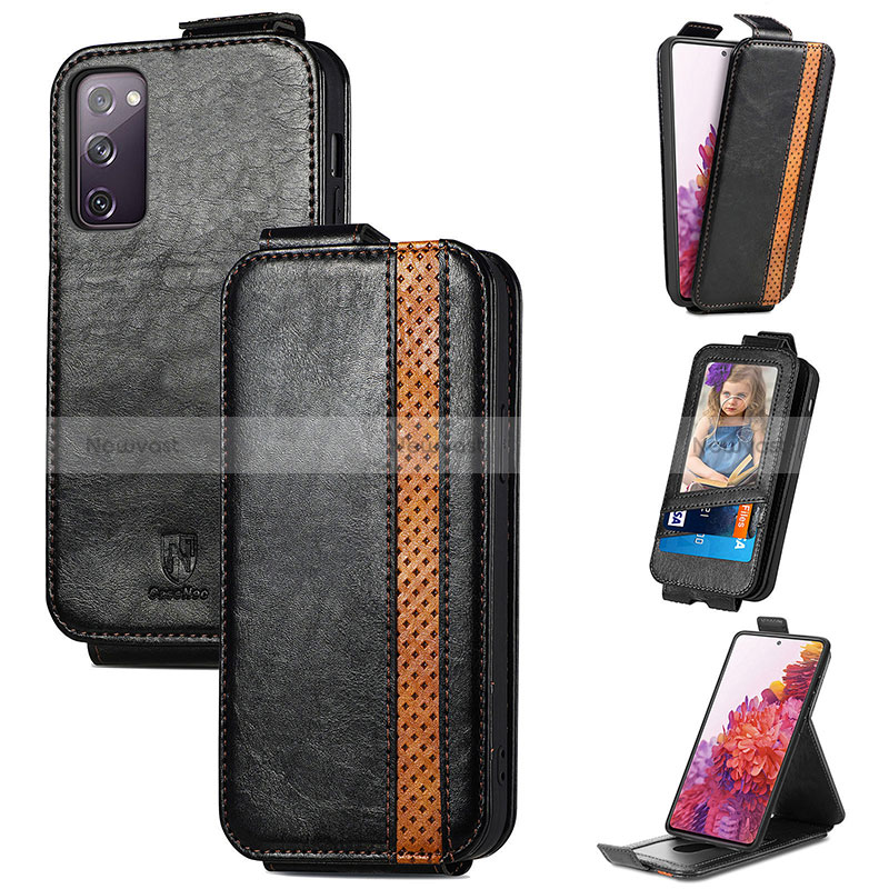 Leather Case Flip Cover Vertical for Samsung Galaxy S20 FE (2022) 5G