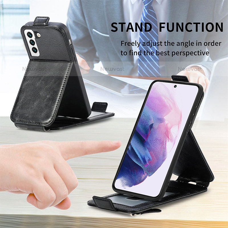 Leather Case Flip Cover Vertical for Samsung Galaxy S21 Plus 5G