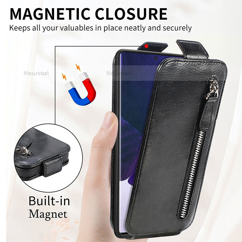 Leather Case Flip Cover Vertical for Samsung Galaxy S21 Ultra 5G